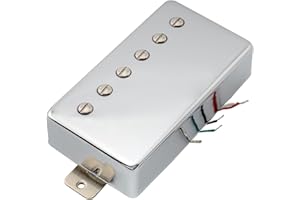 MUSICLILY Artec LPA210 Alnico 5 Coperto Pick Up Humbucker Manico 8,4K per Chitarra Elettrica tipo Les Paul, Cromato