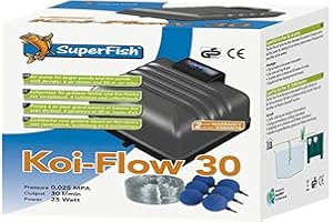 Superfish 671042/3900 Koi Flow 30 Kit de Ventilation avec Tuyau et diffuseur