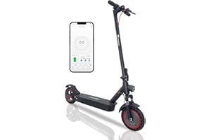 ZWHEEL Electric Scooter ZLIONX-MAX - Patinete Eléctrico Adulto, Suspensión Doble, Motor hasta 800W, Autonomía hasta 45km, Ruedas de 10¨ Sólido Antipinchazo, 4 Modos de Velocidad, Conexón de App