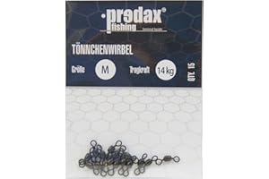 ‎PREDAX Predax Tönnchenwirbel schwarz - 15 Wirbel