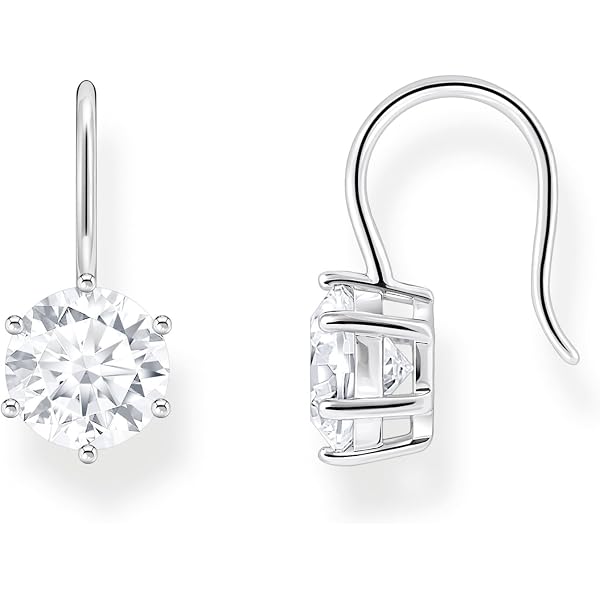 THOMAS SABO Collana Con Ciondolo In Argento 925 E Zircone Rosa - KE2210-051-9, Eleganza Semplice Per Donna, Regalo Idea