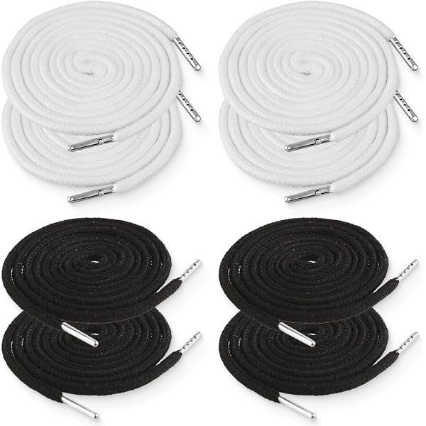 Corda di Ricambio in Cotone,Cordoncini di Ricambio con Coulisse,Cordoncino per Pantaloni,Cotone con Cordoncino,Cordino di Ricambio per Felpa con Cappuccio,Spago di serraggio Universale,5pezzi