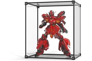 VAVAVIA Vitrine Acrylique, vitrine empilable Transparente, vitrine de Collection Anti - poussière, Convient pour Lego 10264 76108 Jouet Figurine modèle de Collection de Figurines,Auto -Assemblée(30x30x35cm)