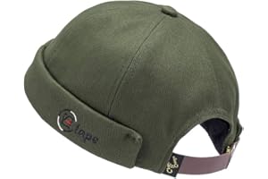 Clape Cappellino Senza Visiera Uomo Donna Cappello Portuale Berretto Commando Lavoro Cotone Docker cap Brimless Hat