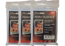 Ultra Pro Standard Regular Soft 300 stycken Penny kortfilm kortfodral ärmar – för samlarkort som Pokemon Magic sportkort – standardstorlek