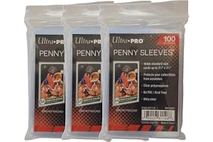 Ultra Pro Standard Regular Soft Penny folie na karty, przezroczyste koszulki na karty kolekcjonerskie, takie jak Pokemon, Magic Sport, standardowy rozmiar, 300 sztuk