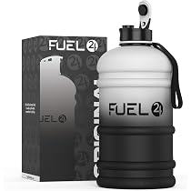Fuel24 Krug – 2,2 Liter Sportflasche Aus Robustem Flex-Material, BPA-frei Mit Strohhalm-Option
