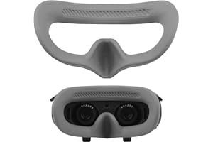 Craznick Silicone Eye Pad for DJI AVATA Goggles 2 Face Cushion Cover Sweat-Proof Non-Slip Washable Face Padding Accessories for DJI AVATA Goggles 2 Gery