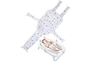 ZLXFT Cuscino Bagnetto Neonato,Bagnetto Supporto Sedile Regolabile,Riduttore Vaschetta Bagnetto,Rete Bagnetto Sedile Inserto,Bagnetti Antiscivolo Cuscino Supporto per Bagnetto, bianco