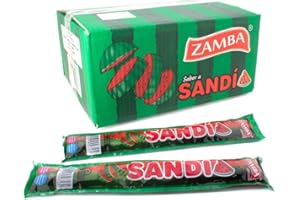 FUNTASTYC Flash ZAMBA Polos Líquidos para Congelar, Polines 1 Caja 55 Unidades (Sandia)