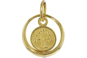 trendor Taufring mit Lebensbaum 333 Gold zauberhafter Taufschmuck für Mädchen, Jungen oder Mütter, tolle Geschenkidee zur Taufe, liebevoller Goldschmuck, 08275