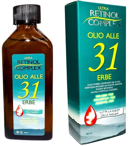 Krauterol Olio Alle 110 Erbe Con Ricetta Tedesca Storica - 100 Ml, Per Massaggi, Antistress, Mal Di Testa, Repellente Zanzare, Made In Germany