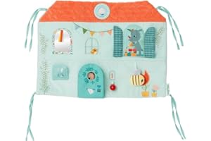 LILLIPUTIENS - Panel de descubrimientos y Actividades - Juguete Interactivo con Actividades sensoriales - Se engancha en el Parque - Estimula la motricidad y la imaginación - Desde 6 Meses-83507