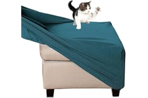 FAIRUO Footstool Slipcover Ottoman Covers Ottoman Footstool Cover Foot Stool Cover Pouffe Cover Footstool Protector Covers Square Rectangle Round Small Large Stretch Jacquard Velvet ( Color : @13 , Size : Sq