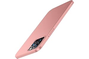 Sitthyw Coque pour iPhone 13 Ultra Fine Housse Mate Rigide Anti-Rayure Etui de Protection Finition Mat Slim Dur Case Cover Mince et légère Anti-Empreintes Hardcase 6.1 Pouces, Or Rose