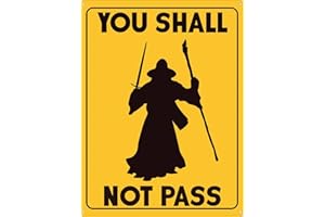 Grindstore Plaque Murale en métal You Shall Not Pass 30.5 x 40.7cm