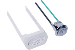 UPGRADE Flush Buttons and Backplate/Support Compatible with Geberit for Ideal Standard Toilet 240.276.00.1 + 261.616.00.1 Impuls 250 by Poweka