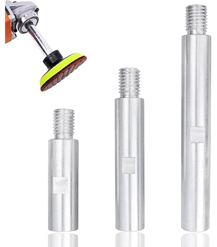 3 Rallonges M14 Pour Meuleuse D'Angle – 75 Mm, 100 Mm, 140 Mm – Alliage D'Aluminium Robuste – Idéal Polissage & Accès Difficiles