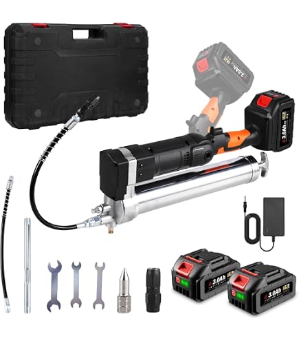 J-KU 12000 PSI Cordless Electric Grease Gun Kit