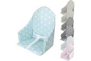 Monsieur Bébé - Coussin d'assise universel Miam avec harnais pour chaise haute bébé - 7 coloris