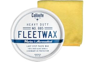 Collinite 885 Heavy Duty Fleetwax Paste and Towel Combo