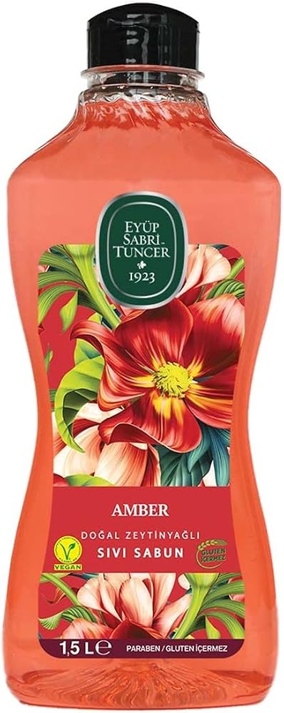 Eyüp Sabri Tuncer Doğal Zeytinyağlı Sıvı Sabun Amber 1,5 L Pet Şişe (1 x 1500 ml)