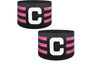 GXGM 2 STK Kapitänsbinde Fußball Armbinde Erwachsene Junior Verstellbare Captain Armband Elastic Kapitäns Armbinden Fußball Armband Gummizug Spielführerbinde für Herren Mädchen Viele Sportarten