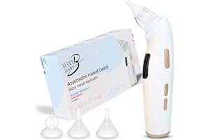 Bluet B Baby - Aspirador Nasal Electrico para Bebe - Succionador de Nariz para Bebe - Limpiador Nasal Bebe - Aspirador Nasal Electrico Saca Mocos para Niños y Bebés - 3 Niveles de Succión