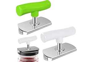 Atuoxing 2 szt. Effortless Arthritis Jar otwieracz do puszek, regulowany wielofunkcyjny otwieracz do szkła ze stali nierdzewnej, otwieracz do słoików, otwieracz do zakręcanych pokrywek, dla rodziny,