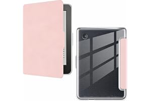 Fodral kompatibelt 6 tum Kobo Clara färg 2024, fodral för Kobo Clara BW 2024, fodral Kobo Clara 2E 2022, transparent Rückseit