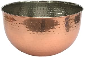 GEKO Large Hammered Copper Coloured Bowl