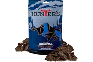 HUNTERS BILTONG Hunters Original Beef Jerky, 250g pack Lightly Smoked Beef Jerky, High Protein, MSG Free, Tender slices of Beef infused with rich Umami flavours.