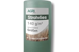 AGRI PLUS AGRIplus Telo di Copertura, 13 x 25 m (325 m²), 140 g/m², Tessuto di Paglia, Versatile, Estremamente Resistente allo Strappo per Una Protezione a Lungo Termine, Resistente ai Raggi UV