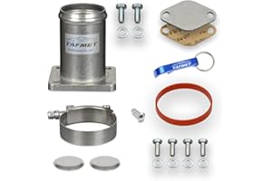 TAFMET AGR Ventil Ersatz Rohr Tuning Kit für BMW E46 E60 E61E65 mit 3.0 D M57 Motor für Land Rover Freelander 2.0 Td4