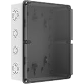 YAVUZ Transparent Junction Box, Junction Box, Distribution Box IP65 Waterproof 230 x 290 x 100 mm Enclosure Box POLY 032-2923-Ş