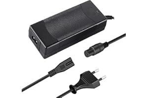 Scooter Corner 42V 2A Akku Ladegerät für Scooter, Elektrischen Selbstausgleichender Roller, e-Scooter, Hoverboard Ladekabel, EU Ladegerät with Ladekabel 3-polig