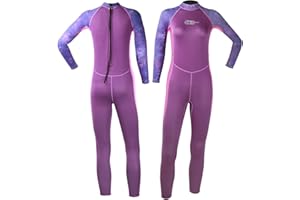 Neoprenanzug Kinder und Jugendliche AONYIYI 7-14 Jahre 2.5MM NeoprenShorty Langarm Kinder und Jugendliche Thermal Badeanzug UV Schutz Einteilige Bademode, geeignet für Buce,Surf,Schwimmen
