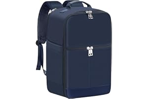 OTAHGK Mochila de Viaje Cabina Avion 40x20x25 para Ryanair Mochila de Viaje, Mochila de Equipaje de Mano Tamaño de Cabina 20L, Mochila para Portátil Bolsa de Viaje Pequeña-Azul