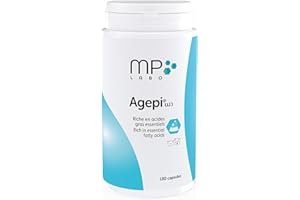 MP Labo Agepi® Omega 3 - 180 Capsules pour Chien et Chat - Riche en Acides Gras Essentiels