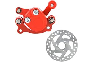 TERISASS Brake Disc 120mm Car Vehicle Brake Disc Rotor Automobile Brake Caliper for Electric Go Kart Scooter Moto + 12 inch subwoofer plastic grill
