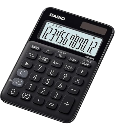 Casio MS 20UC 12 Digit Desktop Calculator Orange MS 20UC RG S EC - View #12