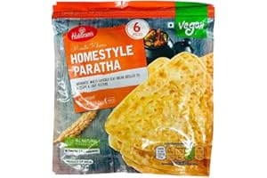 VEENAS Haldiram's Homestyle Paratha| 6Pcs | 360G | Paratha | Ready to Eat | 100% Fresh | Indian Origin B1G1