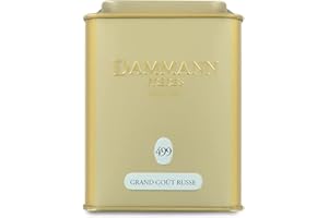 PASSERINI PASTICCERIA A MILANO DAL 1919 Dammann Grand Goût Russe - Thé noire fruité avec citron caviar, boîte 100g - Dammann Frères