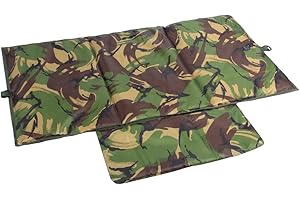 Carper Tackle Carp Unhooking Mat Compact Camo Padded Roll Up With Kneel Pad