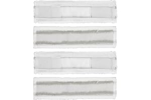 JRILUO Mikrofaser Wischbezüge Kompatibel mit Kärcher Fensterreiniger, 4 Stück Ersatz Moppbezug Fensterreiniger Ersatzteile Zubehör Hohe Reinigungsleistung für Fensterreinigung (WV1 WV2 WV5)