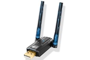 YIKO Clés Bluetooth 5.4, Dongle Bluetooth PC USB Adaptateur Bluetooth Longue Distance/150M, Plug&Play, Faible Latence, for Windows 11/10/8.1/7