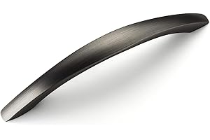 SOTECH 10 x So-Tech® Poignée de Meuble Deja Finition Acier INOX Foncée Entraxe de Trous 128mm