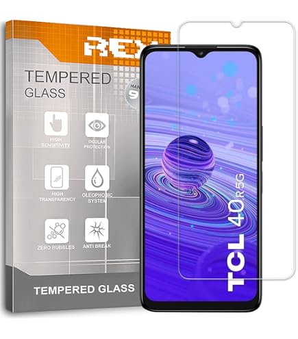 Mr.Shield Pellicola Protettiva per TCL 405 / TCL 406 Vetro Temperato [9H Durezza] [3 Pezzi] Protezione Schermo Senza Bolle