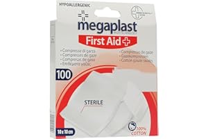 PARODI & PARODI MEGAPLAST 14403 COMPRESAS DE GASA ESTERIL MEGAPLAST 100