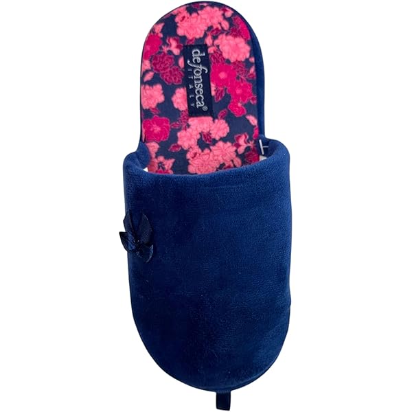 de fonseca Pantofole Ciabatte Invernali Donna MOD. Roma Top I W749 rosa